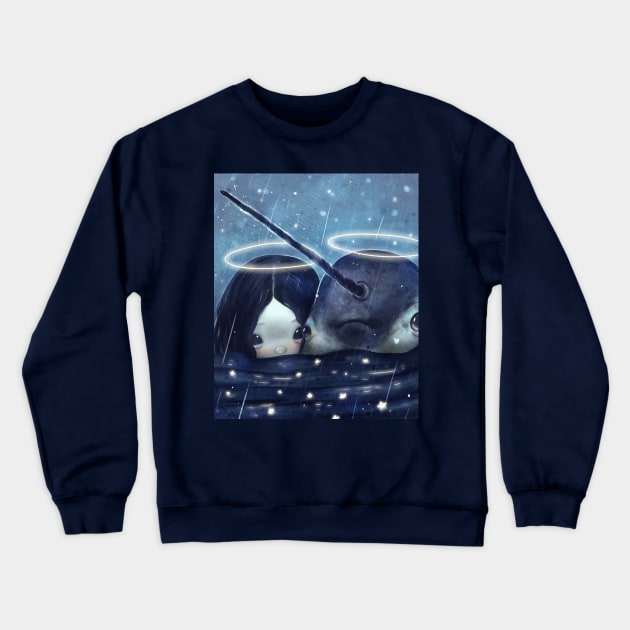 The Unicorn of the Sea Crewneck Sweatshirt by selvagemqt